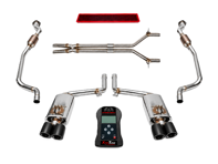Fabspeed Exhaust Performance Package, Satin Black WITH ECU Upgrade. Porsche 970 Panamera GTS (2010-2016) - 97011191302, 97011191303, 97011191304, 97011191305, 97011191103, 97011191104, 97011191105, 97011191203, 97011191204, 97011191205 - FS.POR.970GTS.XP, FB582/20, FS.POR.970S.ET, FS.POR.970GTS.MAXB